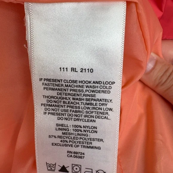 Columbia Women's Coral/Pink Waterproof Shell Jacket - Picture 4 of 5